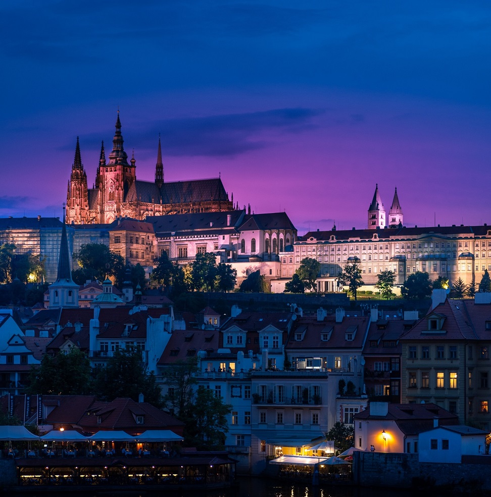 Prague by night